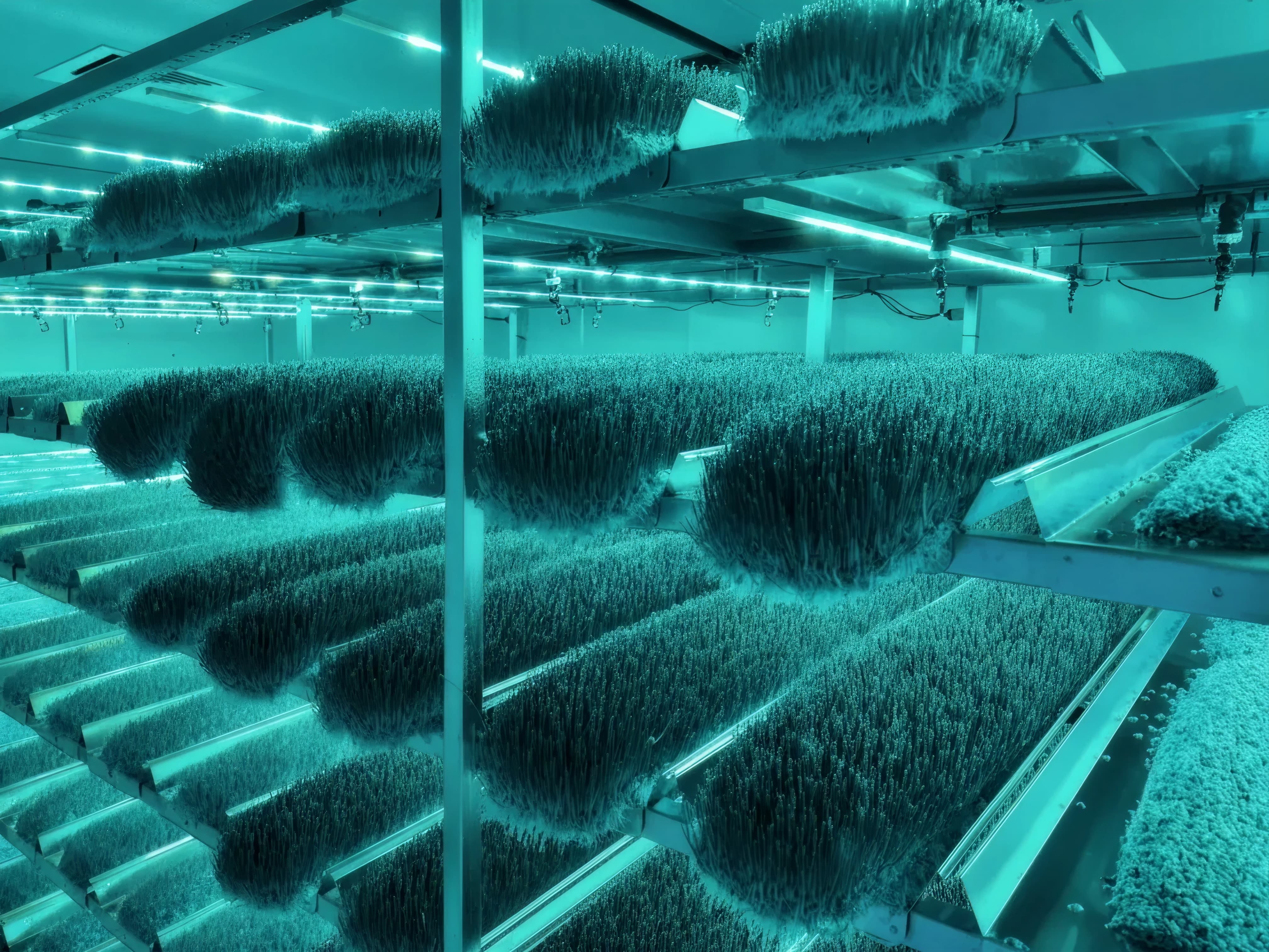 Hydroponic fodder growing system